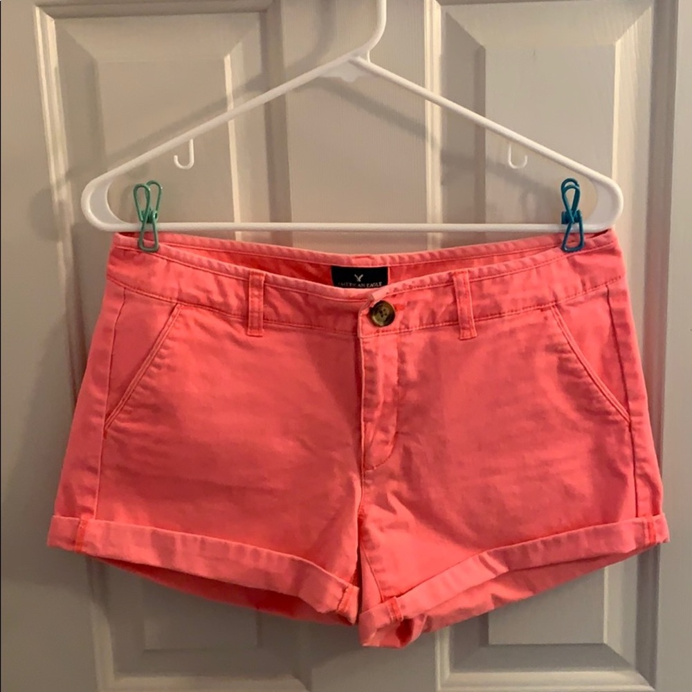 American Eagle Stretch Twill Midi Short